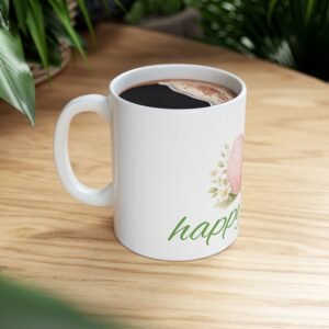 Pastel Easter Eggs Mug | Happy Easter floral egg coffee cup