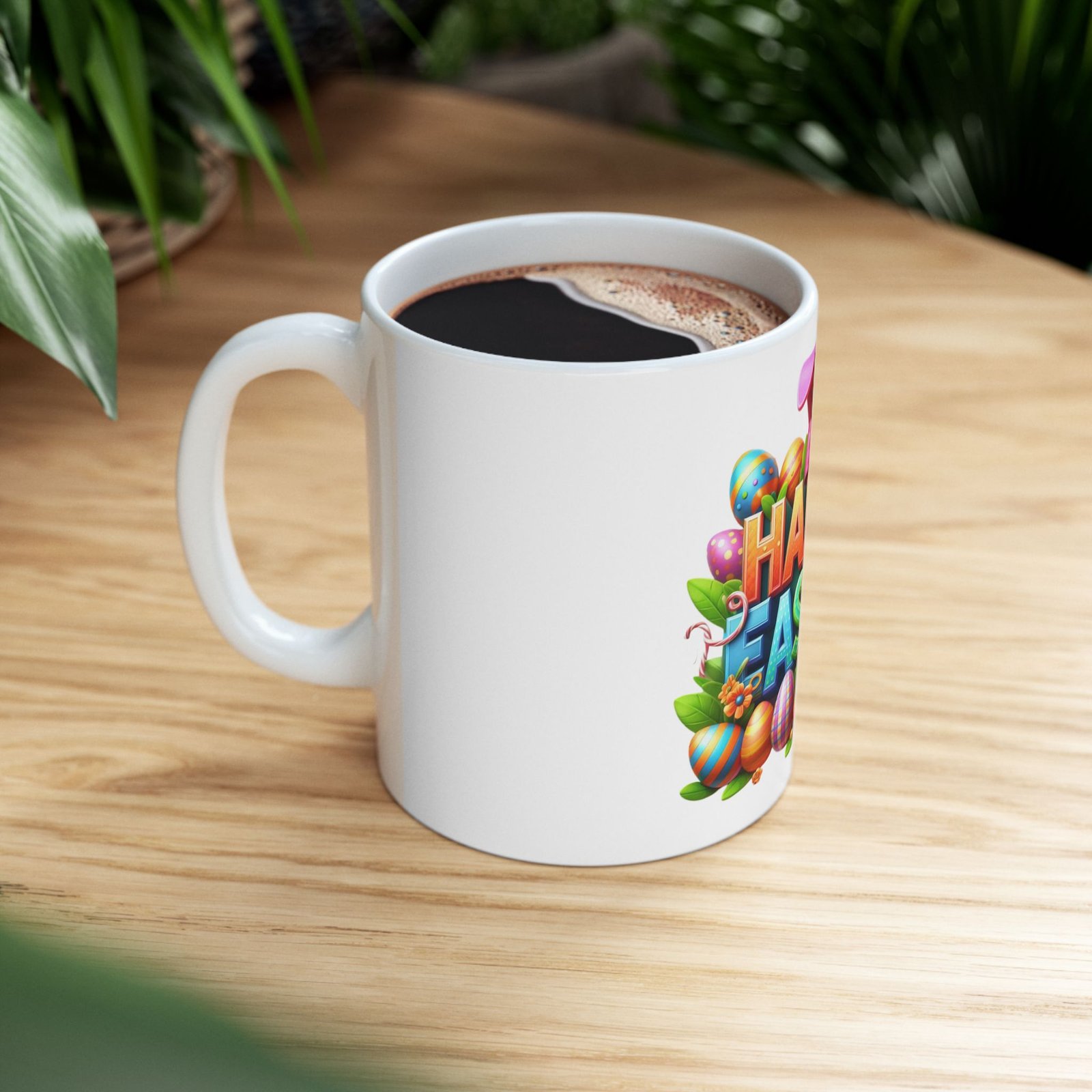 Happy Easter Bunny Eggs Mug | Ceramic Coffee Cup - Image 10