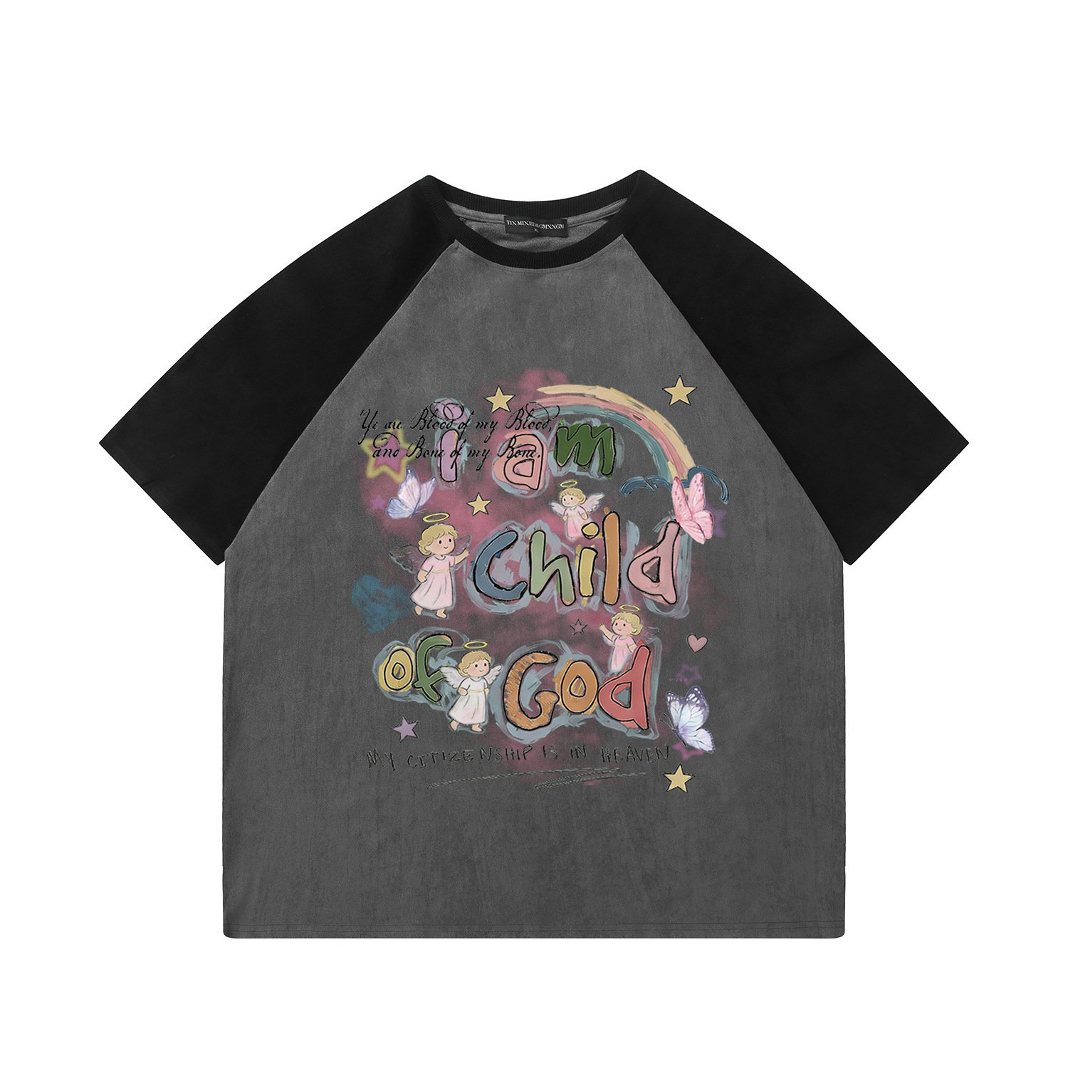 Rainbow Angel Printed Short Sleeve - Image 4