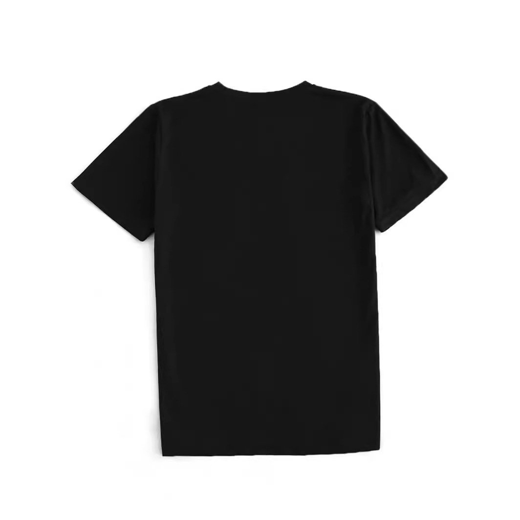Fashion women's printed round neck pullover T-shirt - Image 2