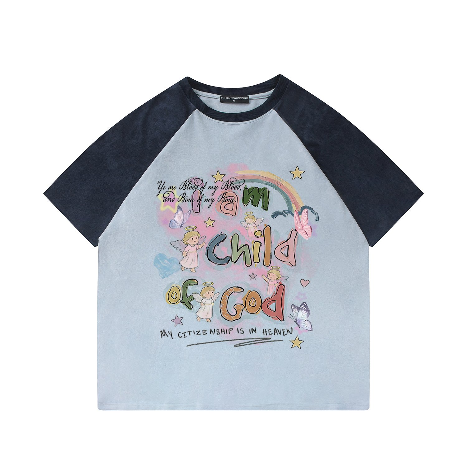 Rainbow Angel Printed Short Sleeve - Image 6
