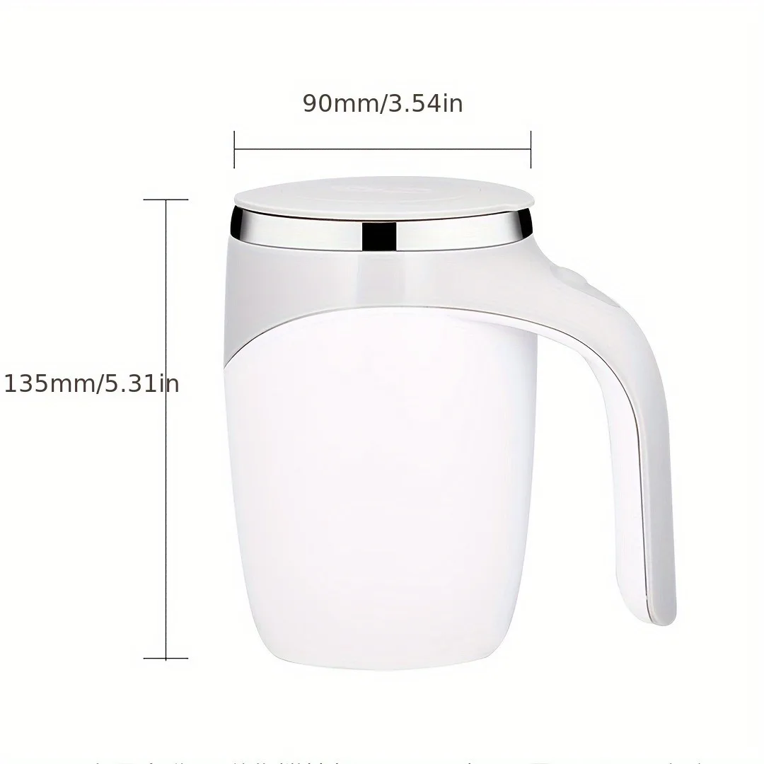 Self Stirring Coffee Mug Automatic Magnetic Stirring Cup Rechargeable Stainless Steel Electric Mug for Coffee Tea Milk Hot Drink - Image 7