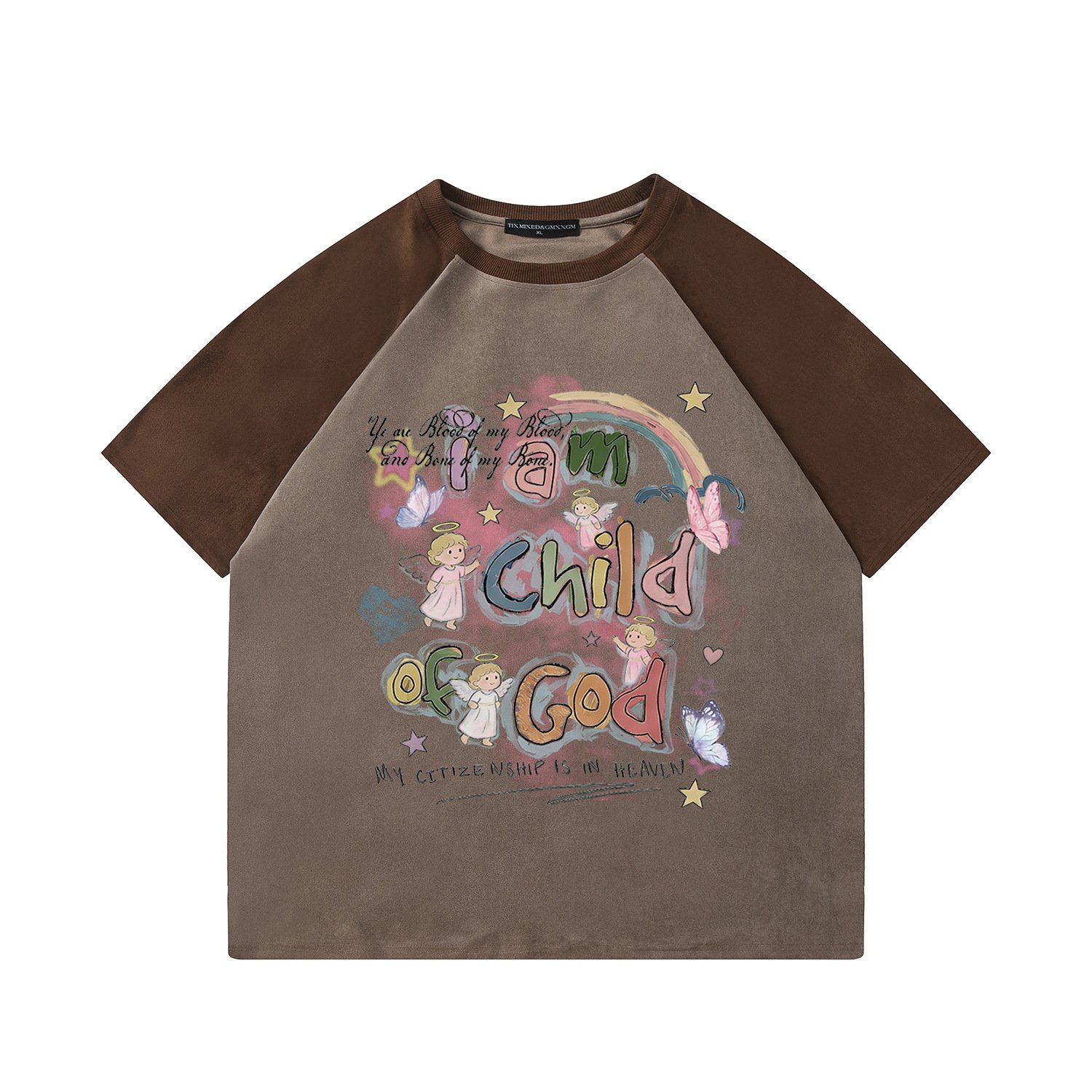 Rainbow Angel Printed Short Sleeve - Image 7