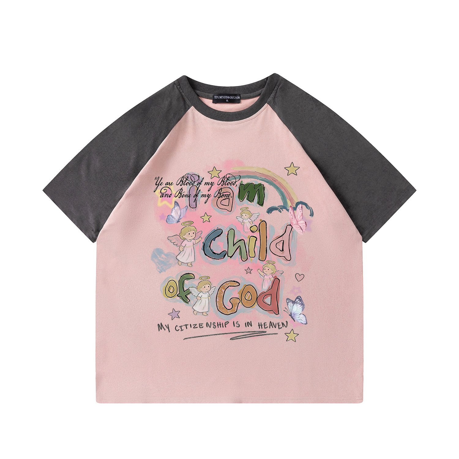 Rainbow Angel Printed Short Sleeve - Image 9