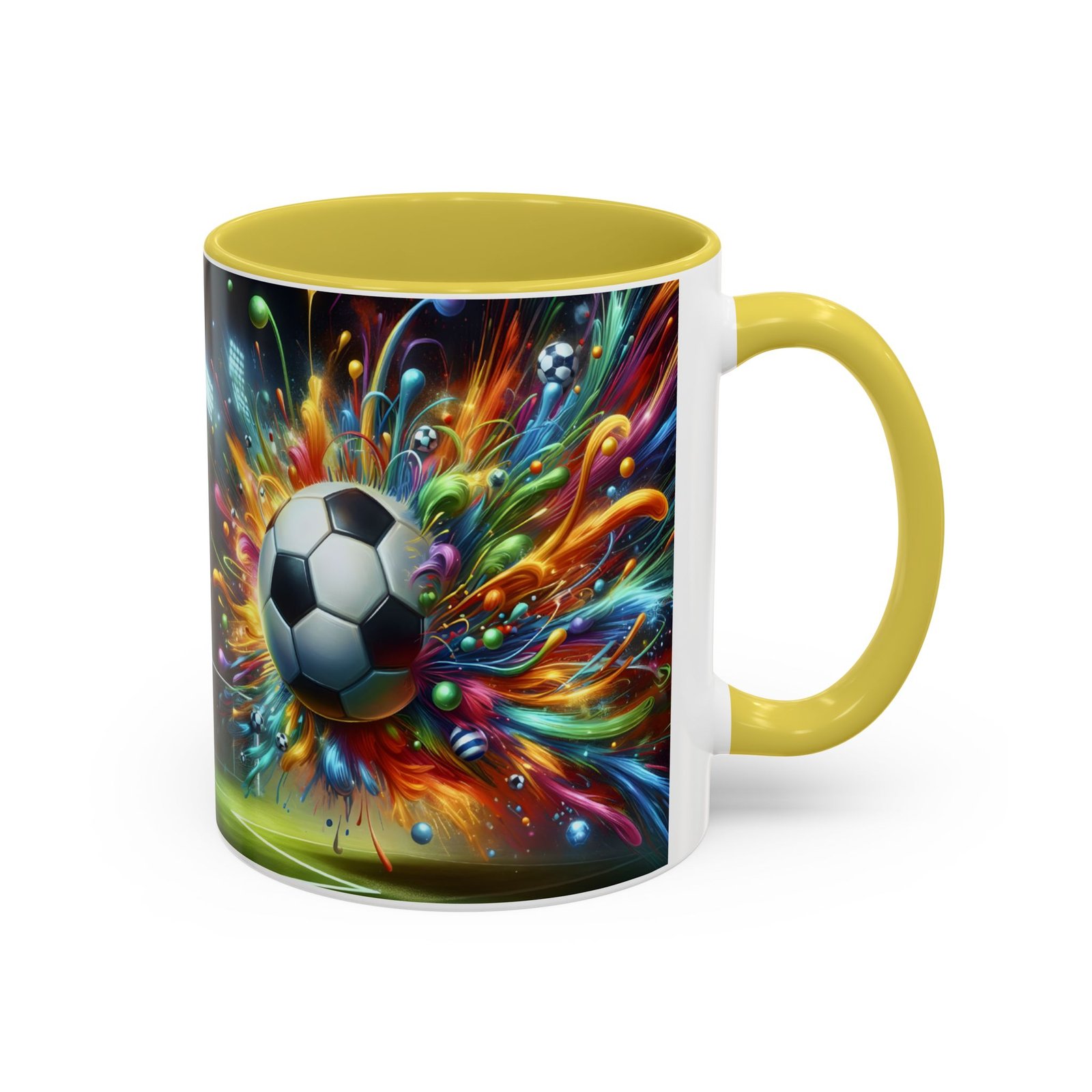 Soccer Splash Mug – Colorful Football Art Coffee Cup (11oz, 15oz) - Image 50