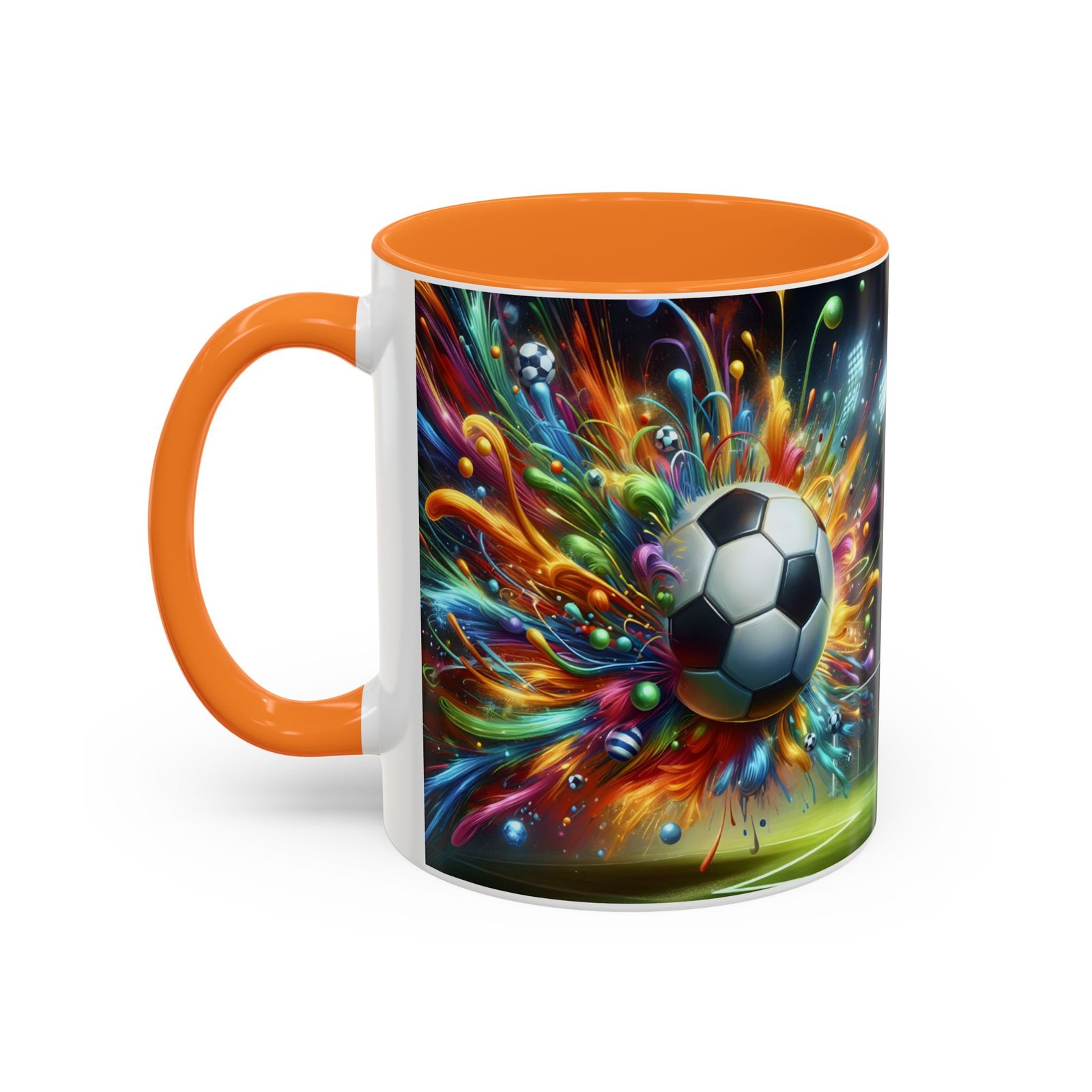 Soccer Splash Mug – Colorful Football Art Coffee Cup (11oz, 15oz) - Image 19