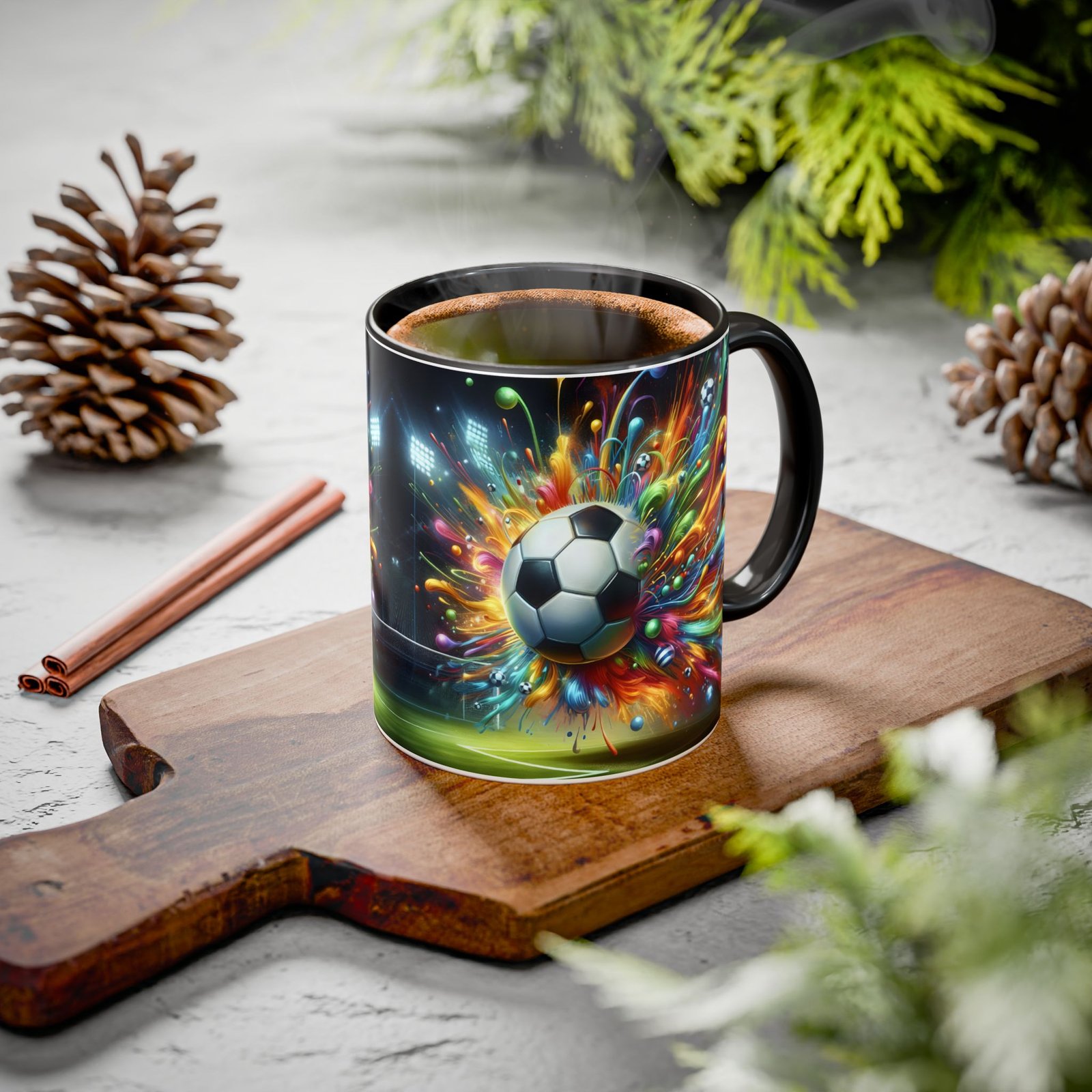 Soccer Splash Mug – Colorful Football Art Coffee Cup (11oz, 15oz) - Image 5