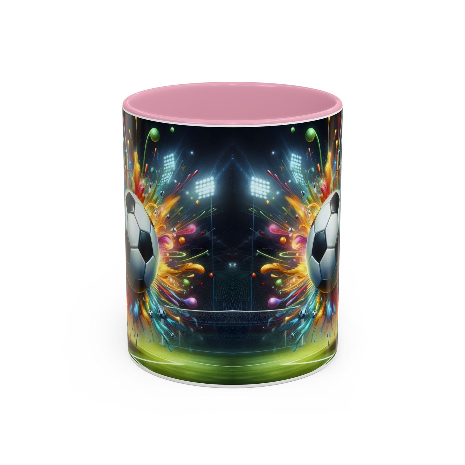 Soccer Splash Mug – Colorful Football Art Coffee Cup (11oz, 15oz) - Image 41