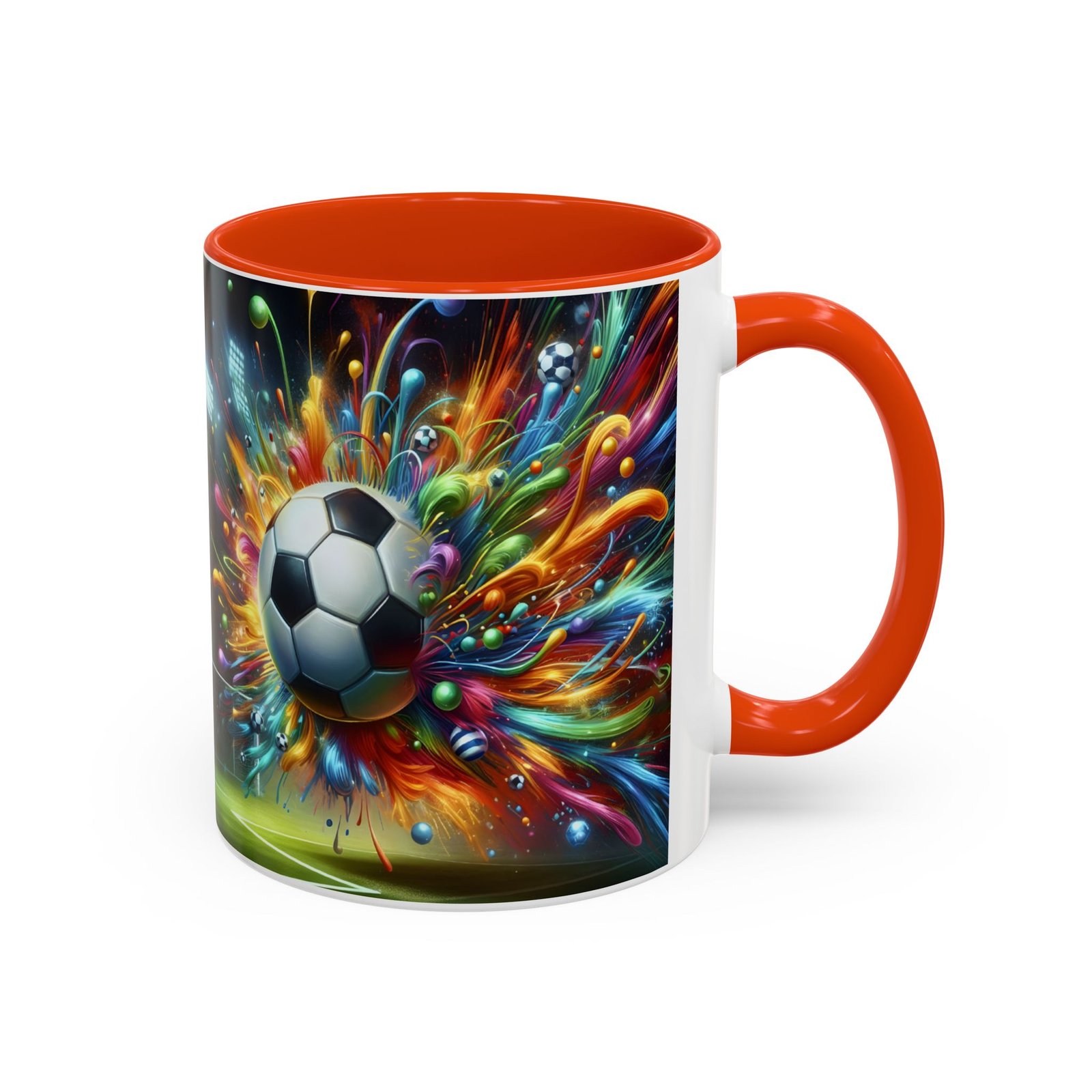 Soccer Splash Mug – Colorful Football Art Coffee Cup (11oz, 15oz) - Image 38