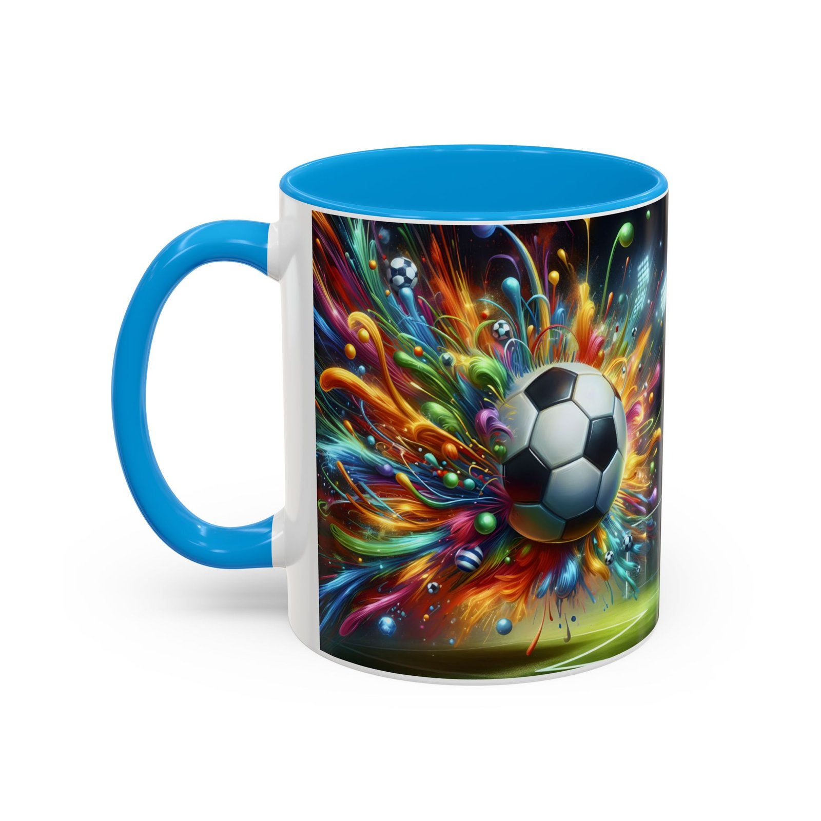 Soccer Splash Mug – Colorful Football Art Coffee Cup (11oz, 15oz) - Image 28