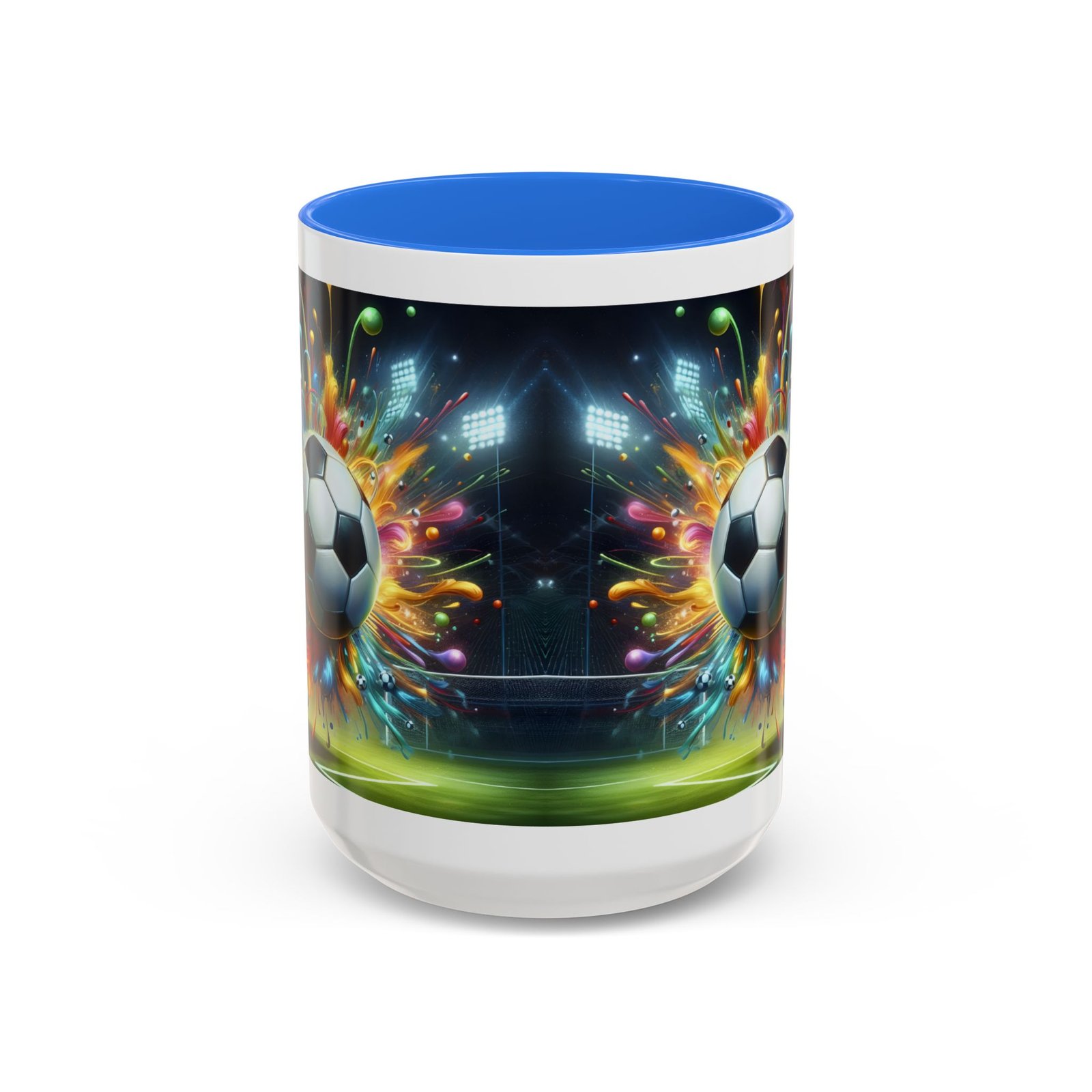 Soccer Splash Mug – Colorful Football Art Coffee Cup (11oz, 15oz) - Image 61