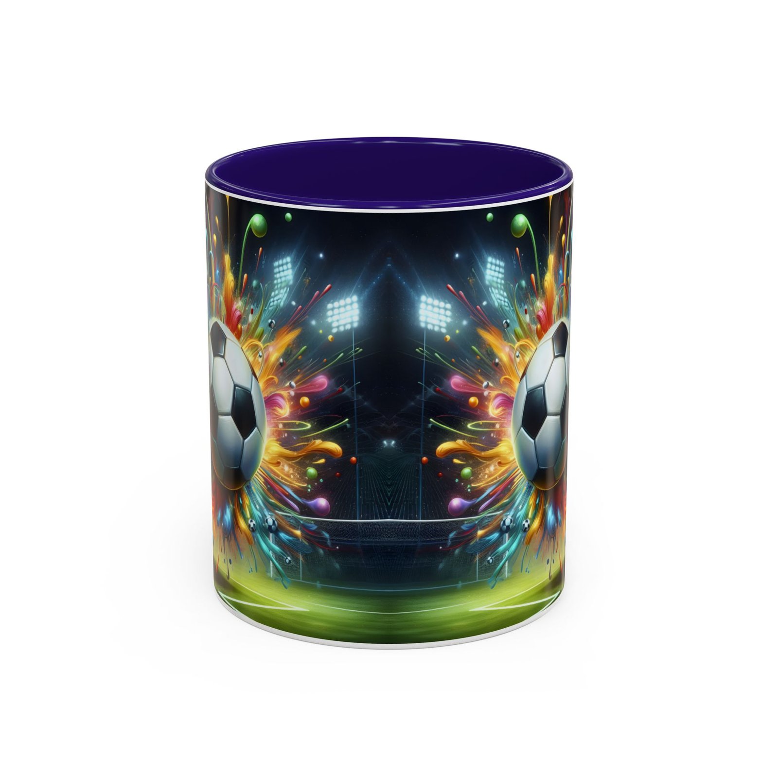 Soccer Splash Mug – Colorful Football Art Coffee Cup (11oz, 15oz) - Image 6