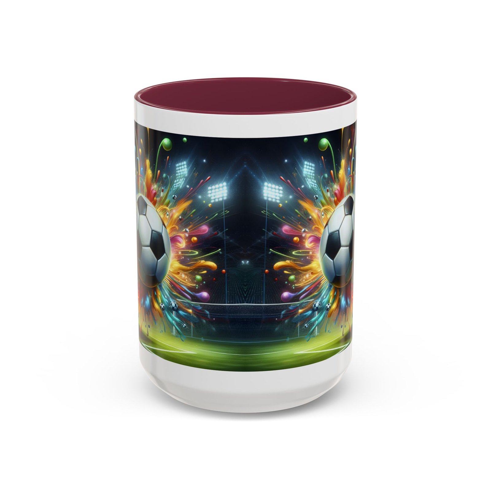 Soccer Splash Mug – Colorful Football Art Coffee Cup (11oz, 15oz) - Image 77