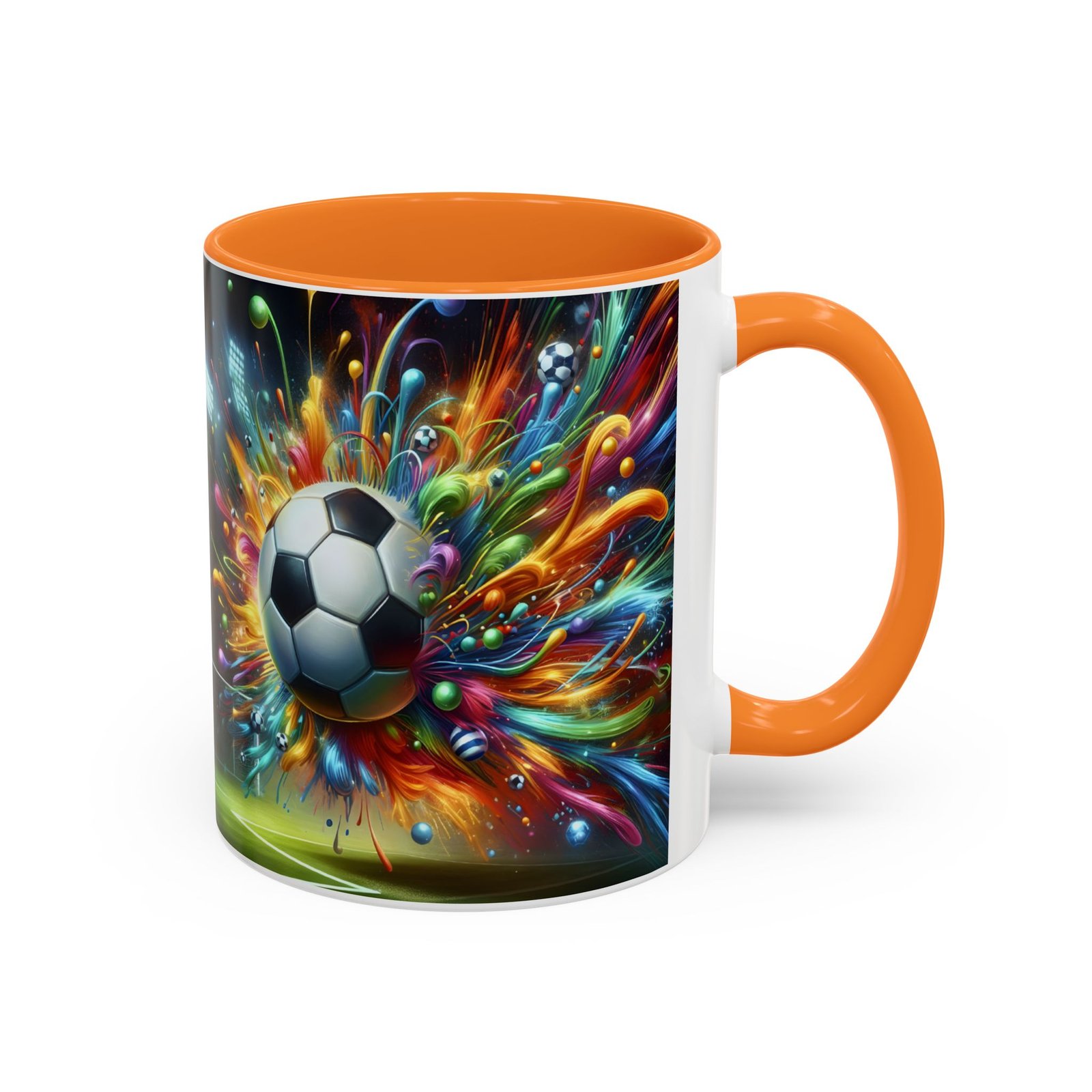 Soccer Splash Mug – Colorful Football Art Coffee Cup (11oz, 15oz) - Image 17