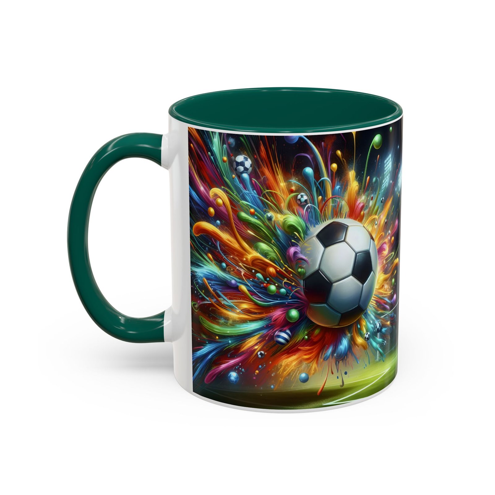 Soccer Splash Mug – Colorful Football Art Coffee Cup (11oz, 15oz) - Image 24