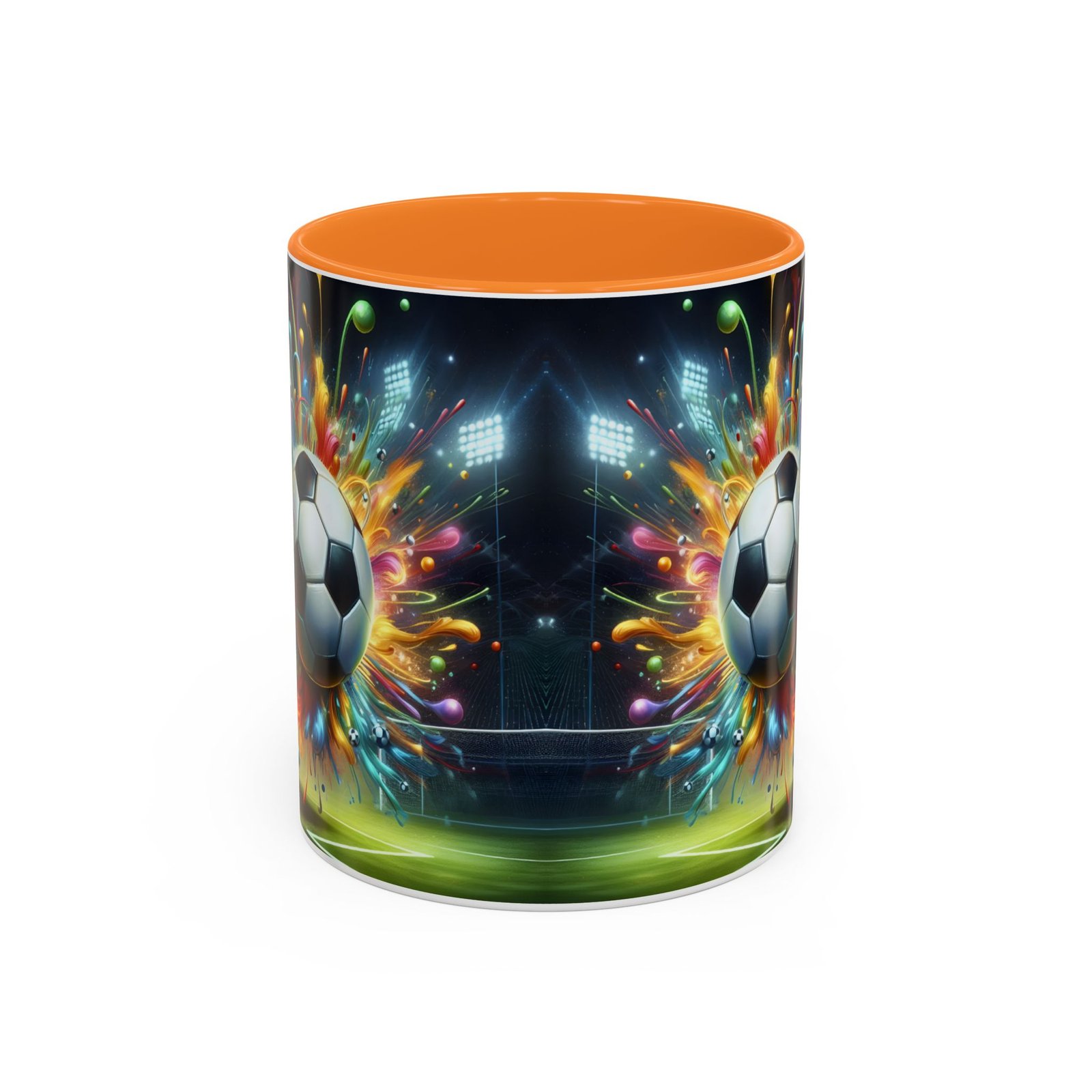 Soccer Splash Mug – Colorful Football Art Coffee Cup (11oz, 15oz) - Image 16
