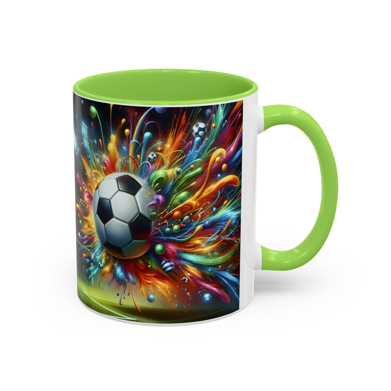 Soccer Splash Mug – Colorful Football Art Coffee Cup (11oz, 15oz) - Image 30
