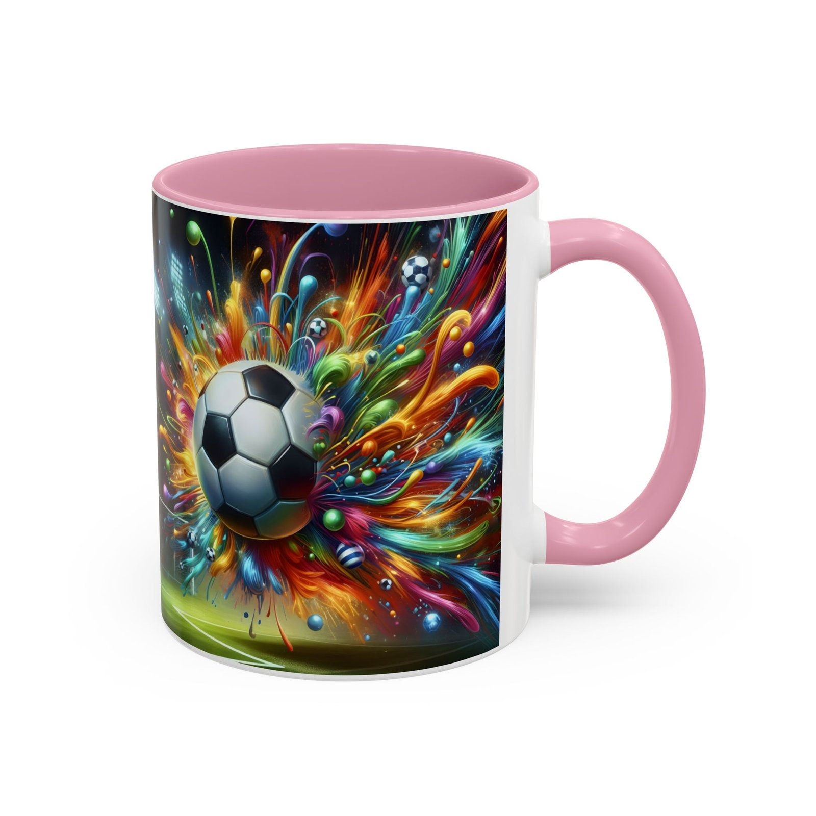 Soccer Splash Mug – Colorful Football Art Coffee Cup (11oz, 15oz) - Image 42