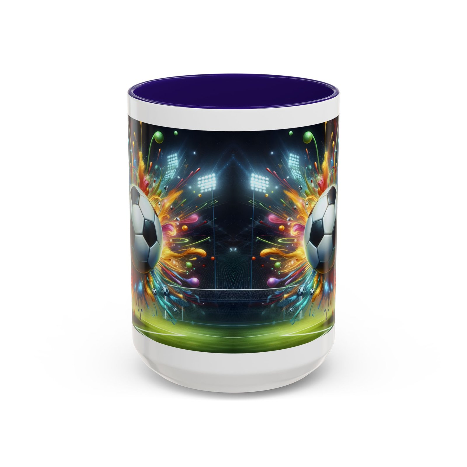 Soccer Splash Mug – Colorful Football Art Coffee Cup (11oz, 15oz) - Image 57