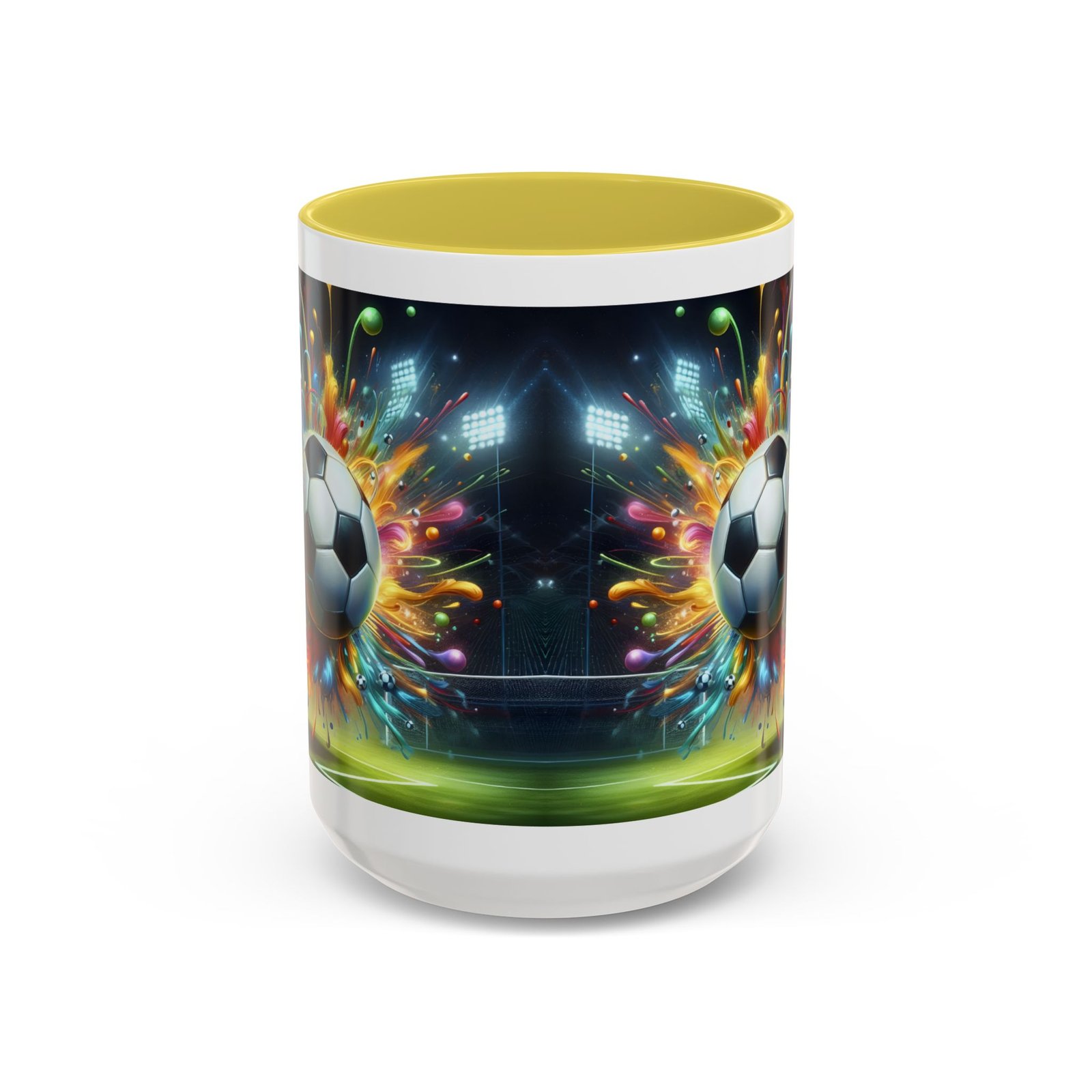 Soccer Splash Mug – Colorful Football Art Coffee Cup (11oz, 15oz) - Image 93