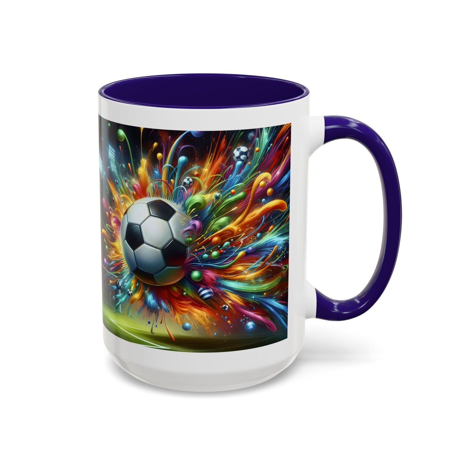 Soccer Splash Mug – Colorful Football Art Coffee Cup (11oz, 15oz) - Image 58