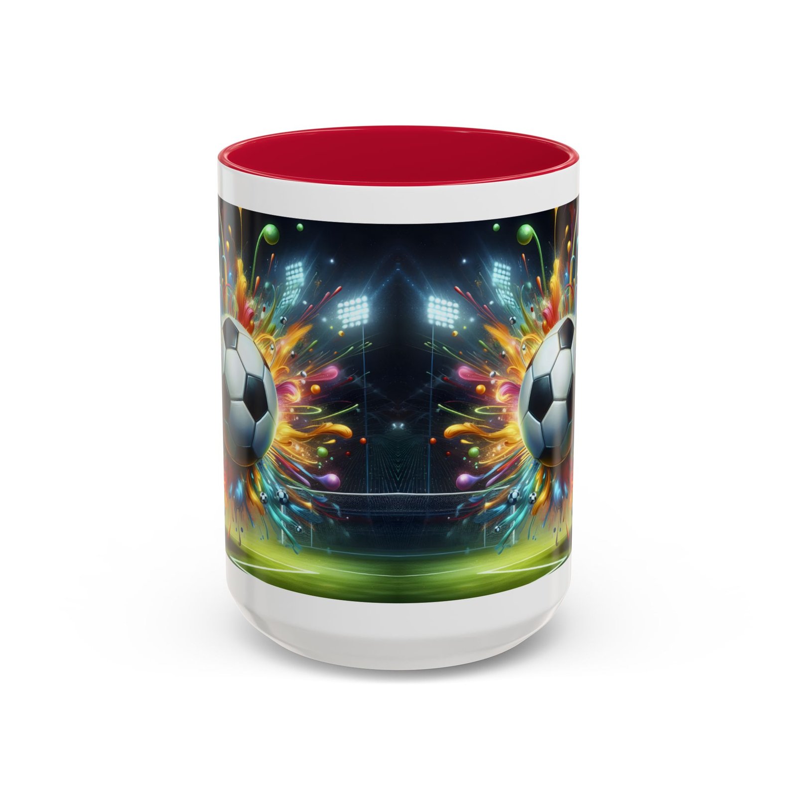 Soccer Splash Mug – Colorful Football Art Coffee Cup (11oz, 15oz) - Image 89