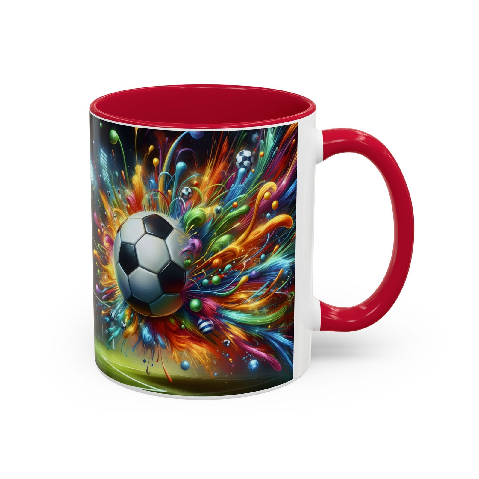 Soccer Splash Mug – Colorful Football Art Coffee Cup (11oz, 15oz) - Image 46