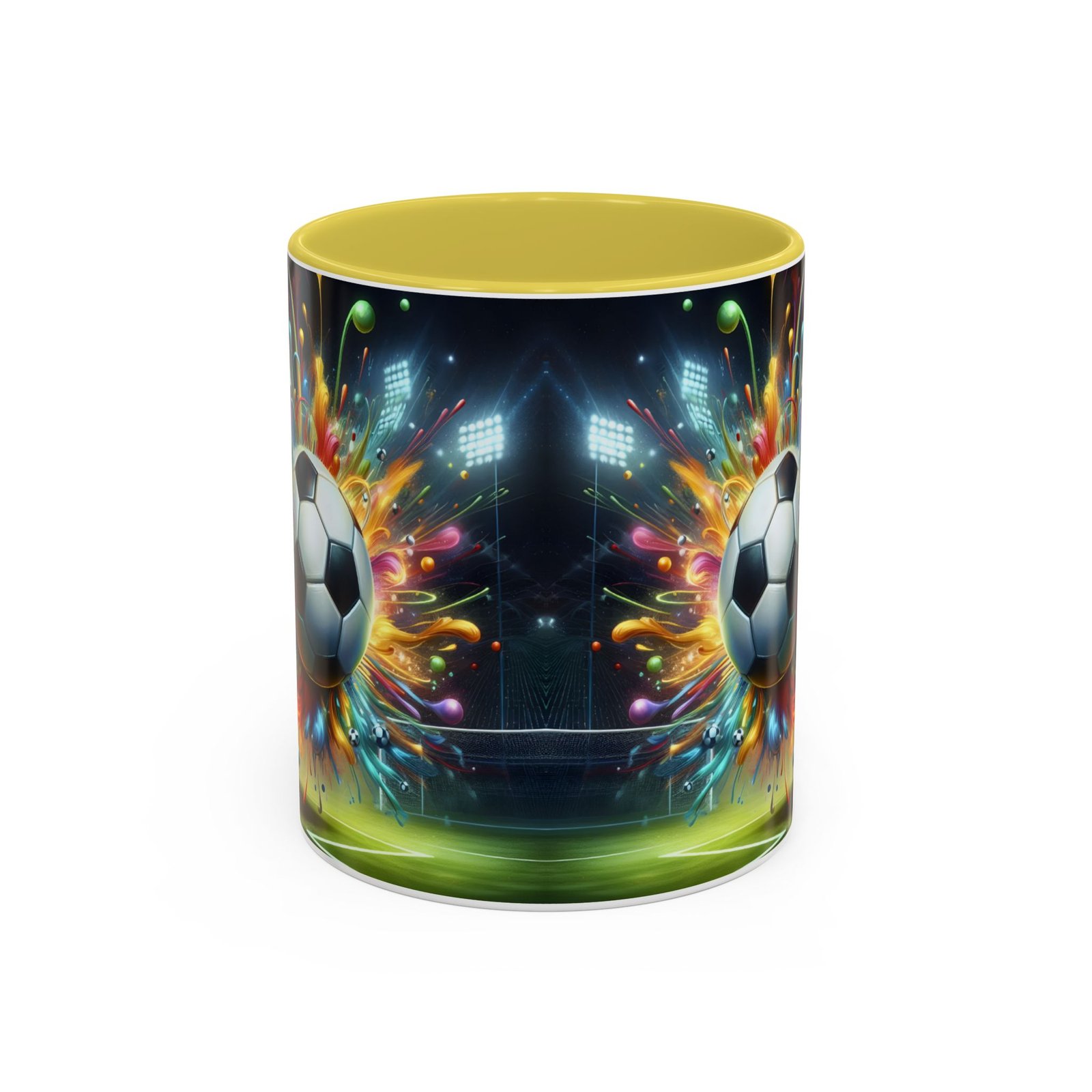 Soccer Splash Mug – Colorful Football Art Coffee Cup (11oz, 15oz) - Image 49