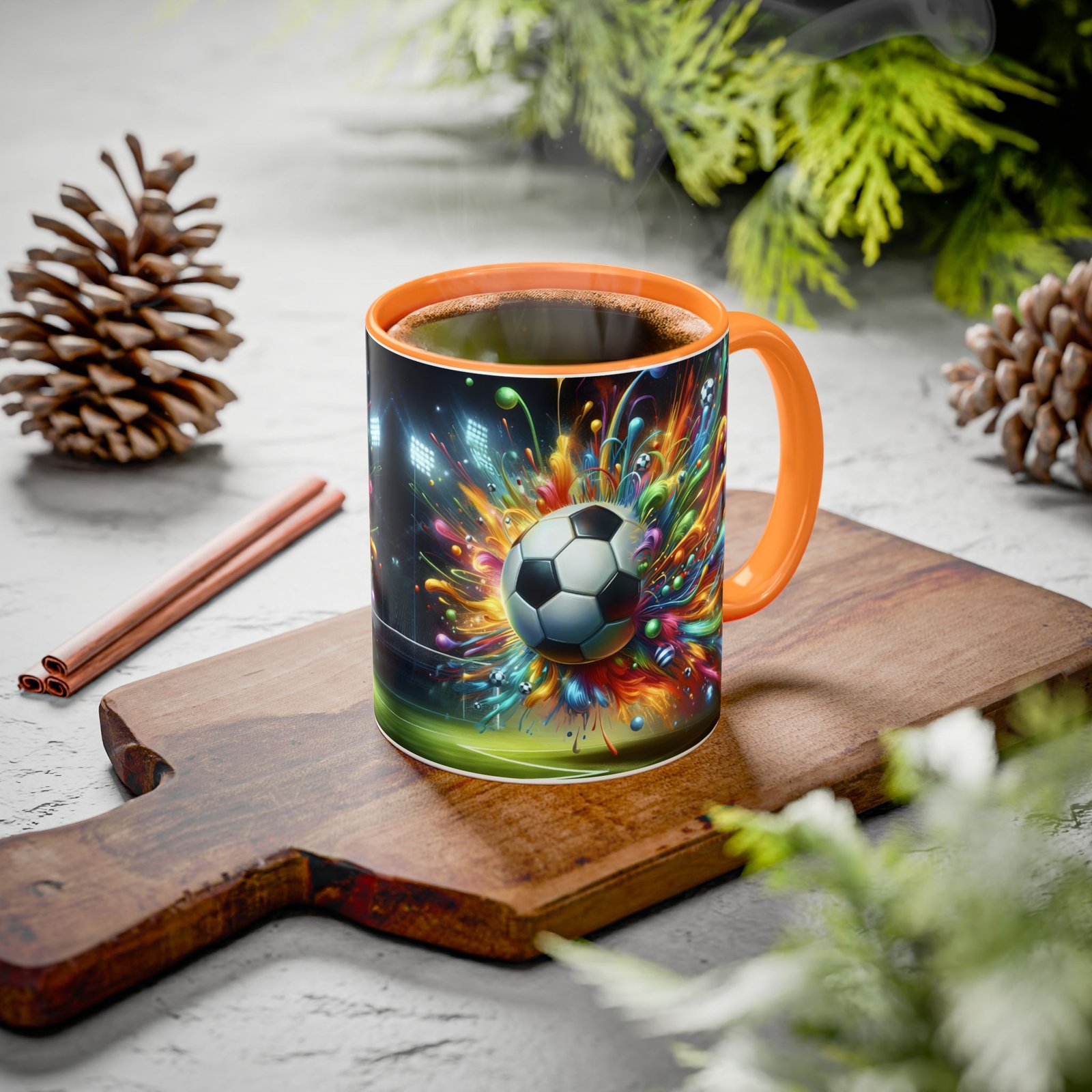 Soccer Splash Mug – Colorful Football Art Coffee Cup (11oz, 15oz) - Image 20