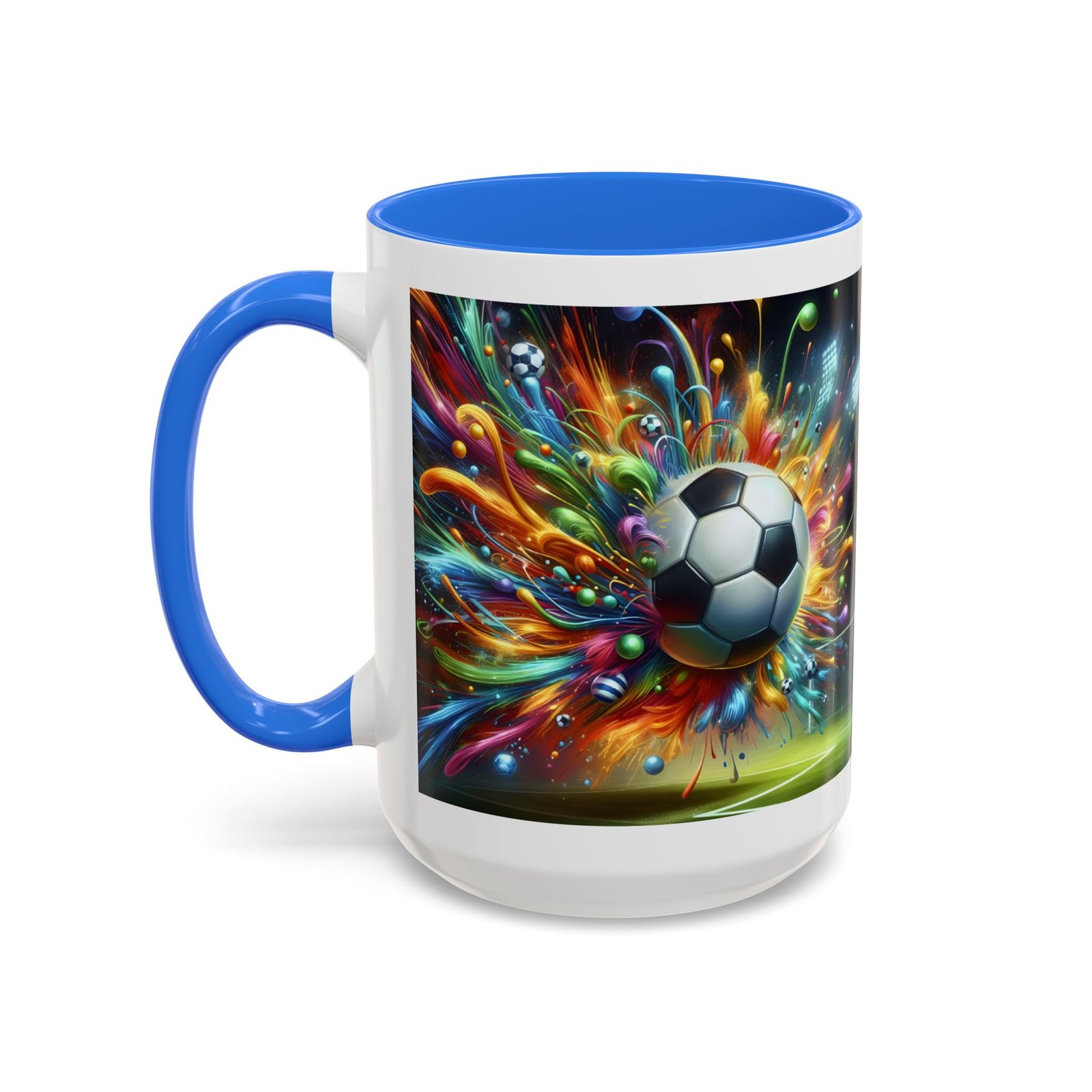 Soccer Splash Mug – Colorful Football Art Coffee Cup (11oz, 15oz) - Image 64