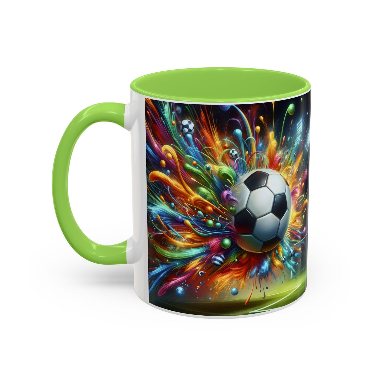 Soccer Splash Mug – Colorful Football Art Coffee Cup (11oz, 15oz) - Image 32