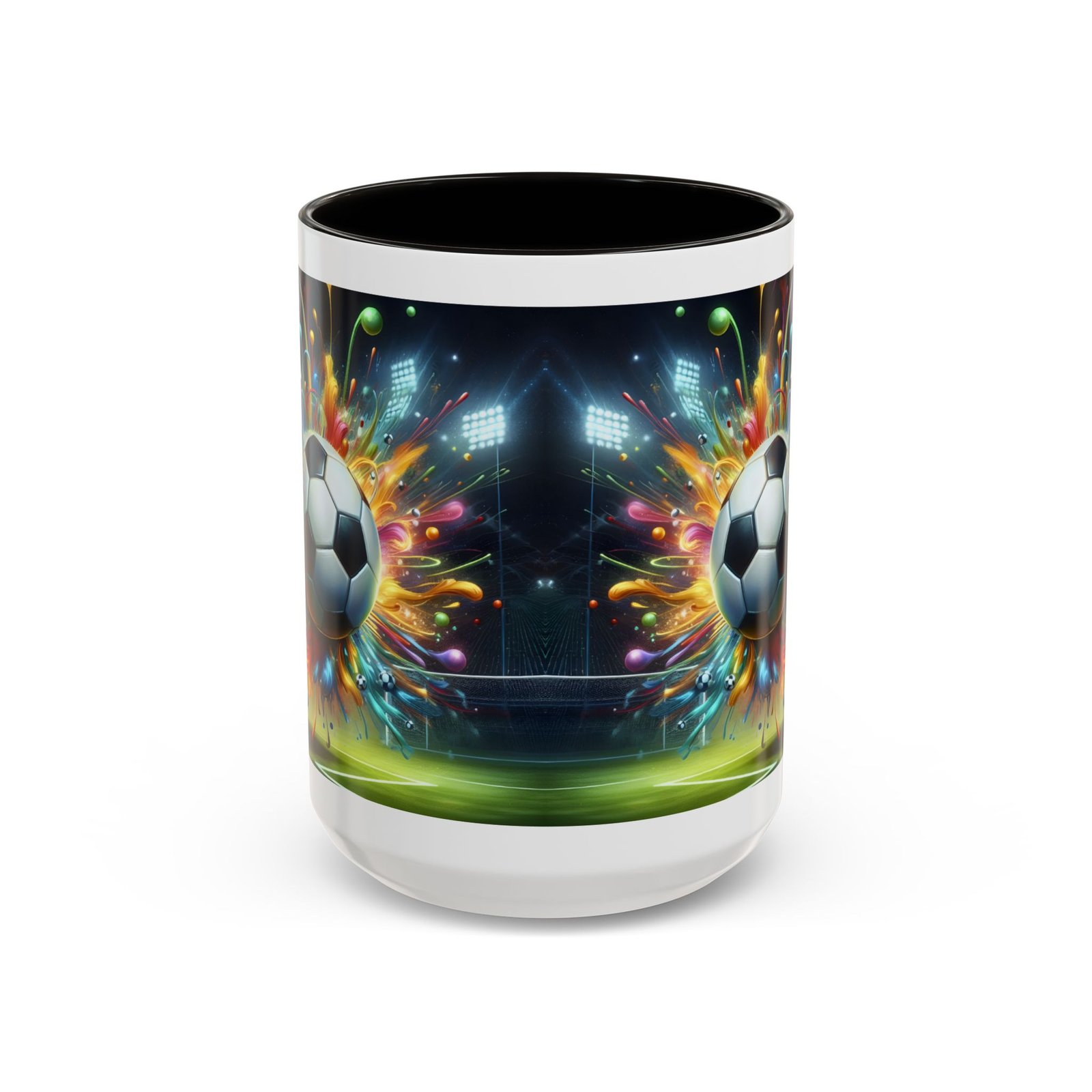 Soccer Splash Mug – Colorful Football Art Coffee Cup (11oz, 15oz) - Image 53
