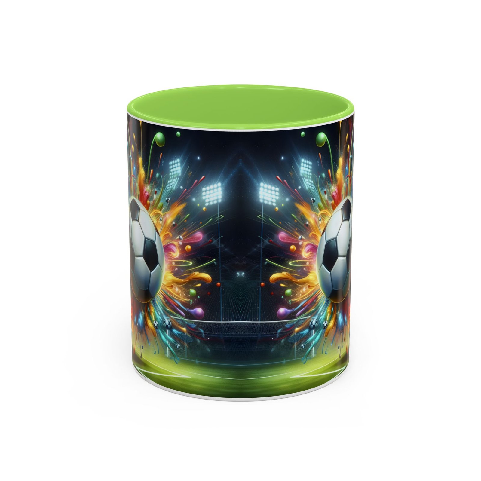 Soccer Splash Mug – Colorful Football Art Coffee Cup (11oz, 15oz) - Image 29
