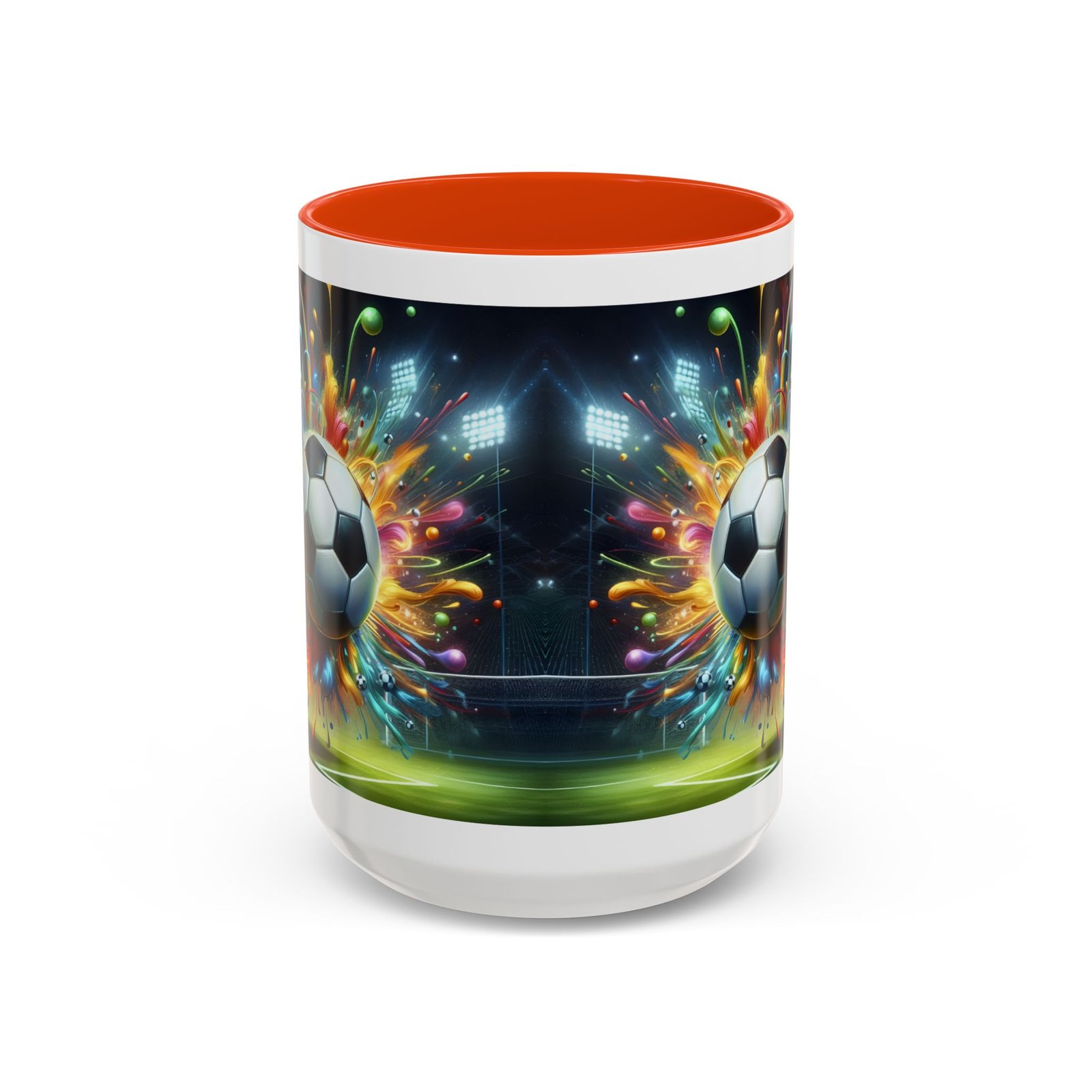 Soccer Splash Mug – Colorful Football Art Coffee Cup (11oz, 15oz) - Image 81