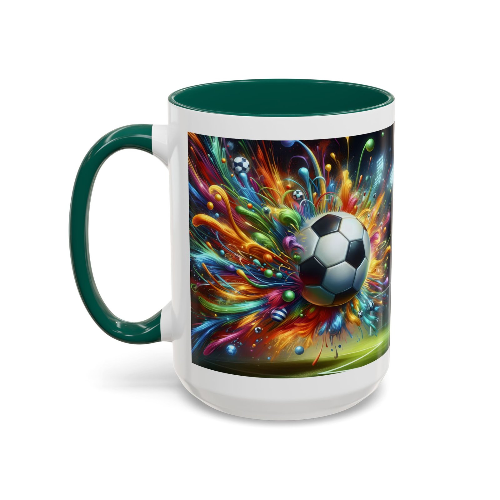 Soccer Splash Mug – Colorful Football Art Coffee Cup (11oz, 15oz) - Image 68