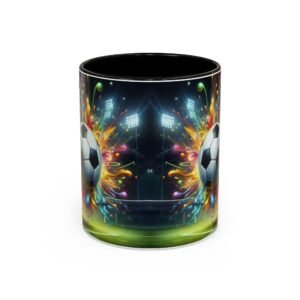 Soccer Splash Mug – Colorful Football Art Coffee Cup (11oz, 15oz)