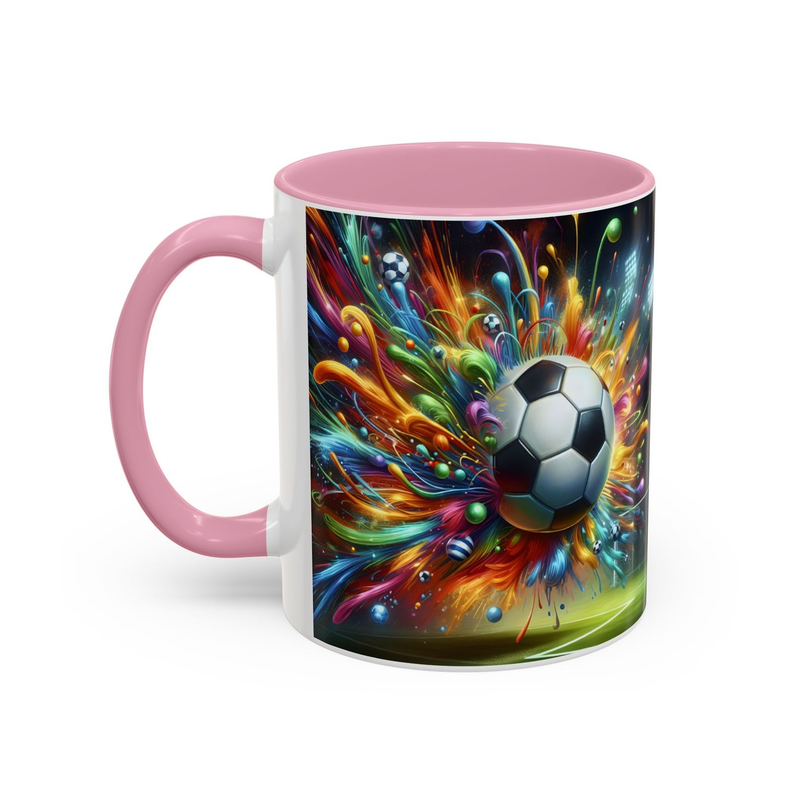 Soccer Splash Mug – Colorful Football Art Coffee Cup (11oz, 15oz) - Image 44