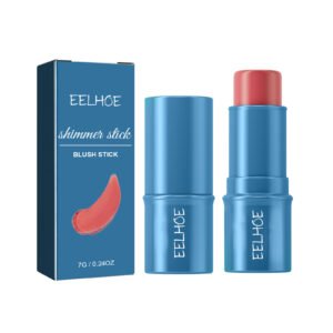 EELHOE Blush Stick, Three-Dimensional Brightening Natural Waterproof Lightweight Lazy Body Contouring Cream