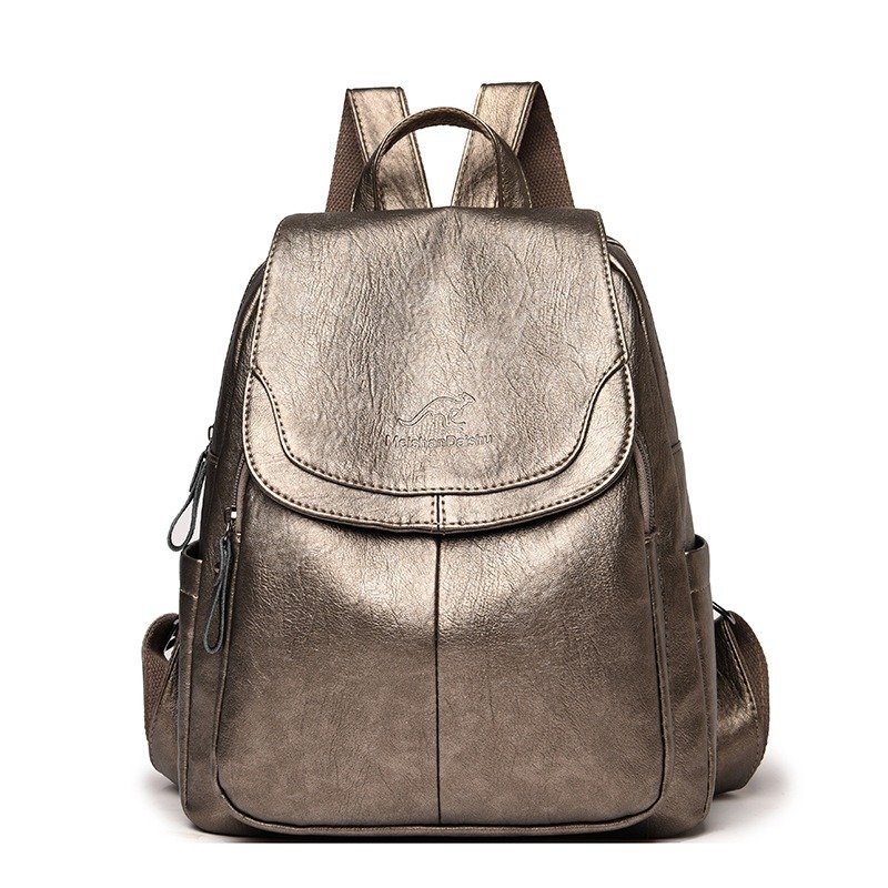 Backpack Women's Fashionable Travel Bag Trendy College Student Backpack - Image 4